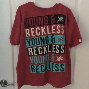 Young and Reckless Red Graphic Tee